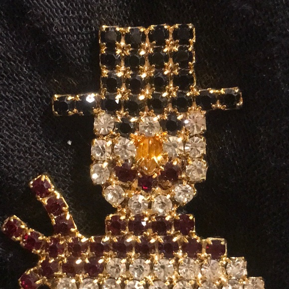 **3 for $15** Christmas Snowman Brooch - Picture 2 of 4